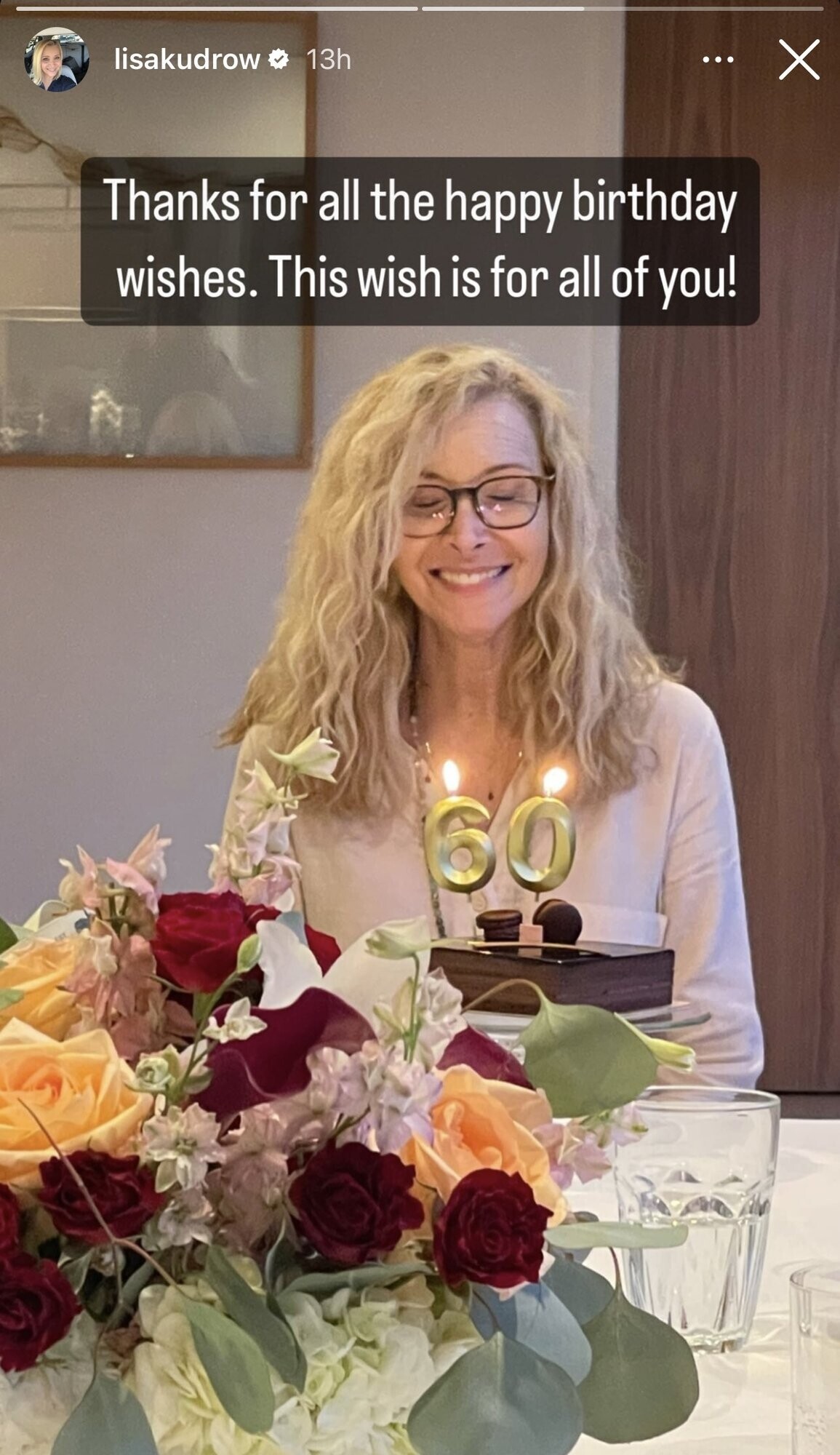 Lisa Kudrow tähistas sünnipäeva