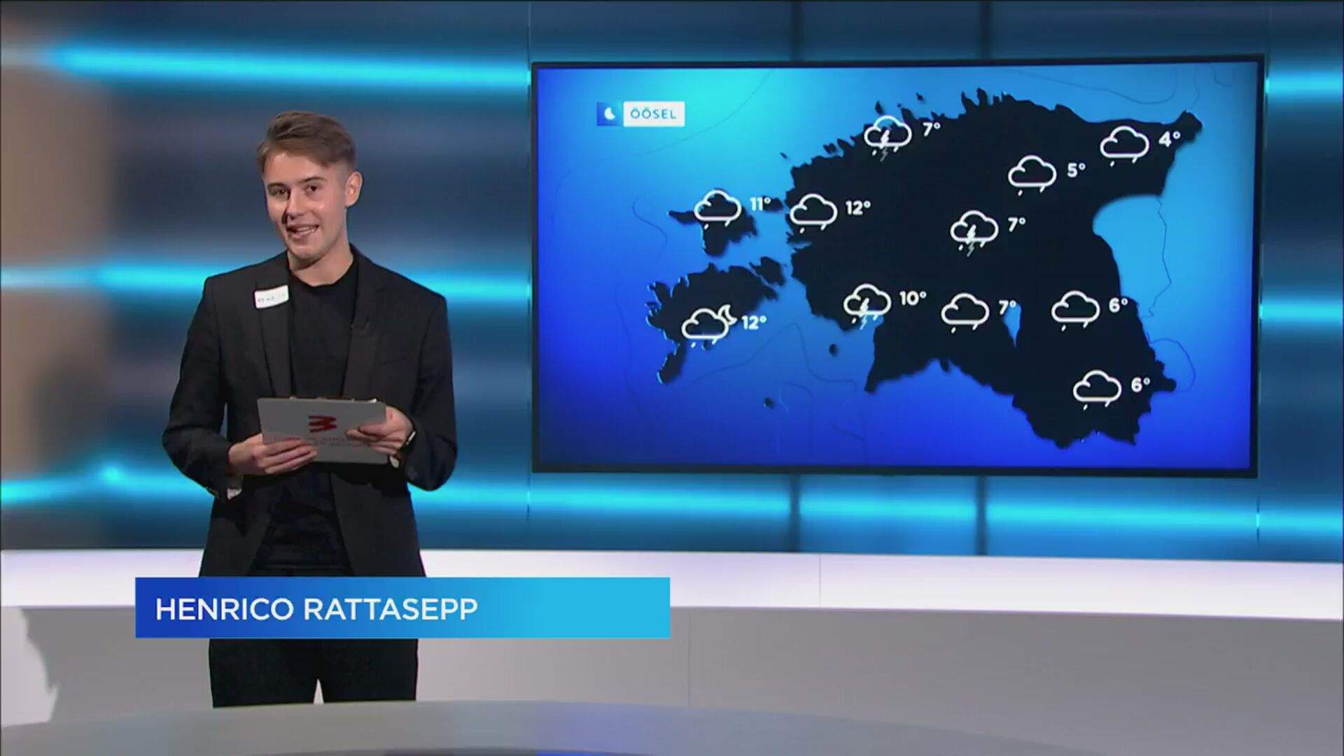 Ilmateadustaja konkurssil osaleja Henrico Rattasepp