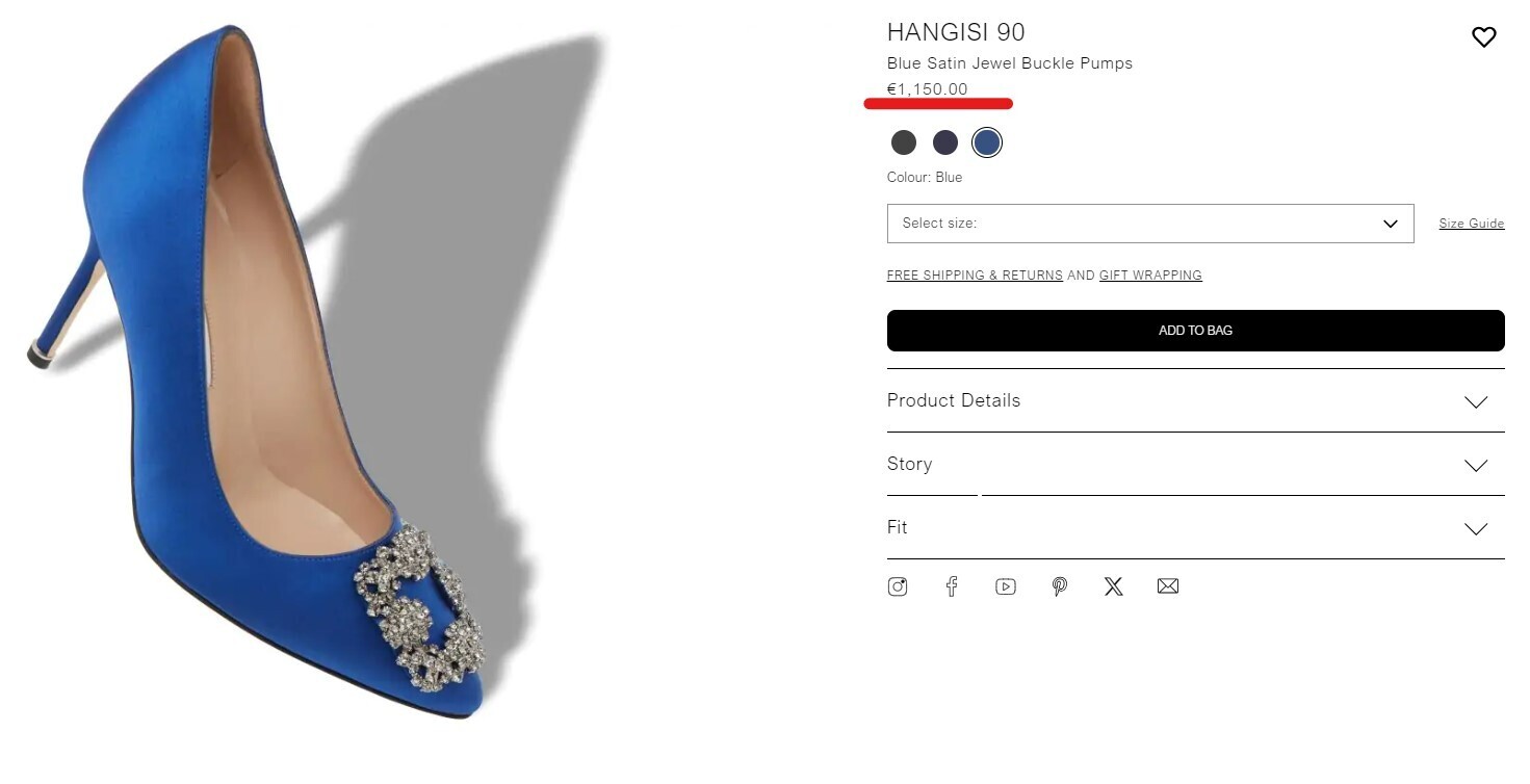 Manolo Blahnik kingad