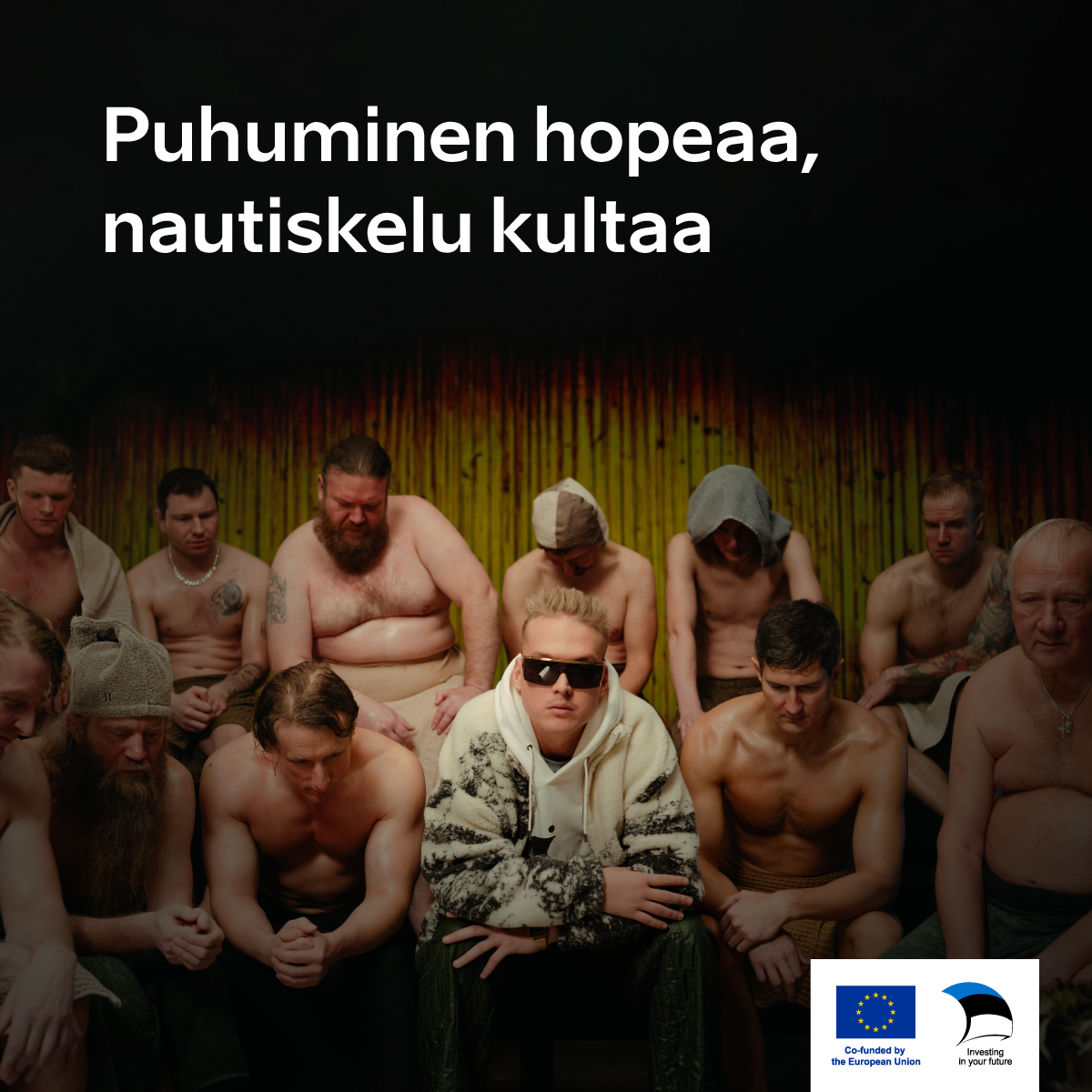 Saunas poseerides mängis nublu iseennast.