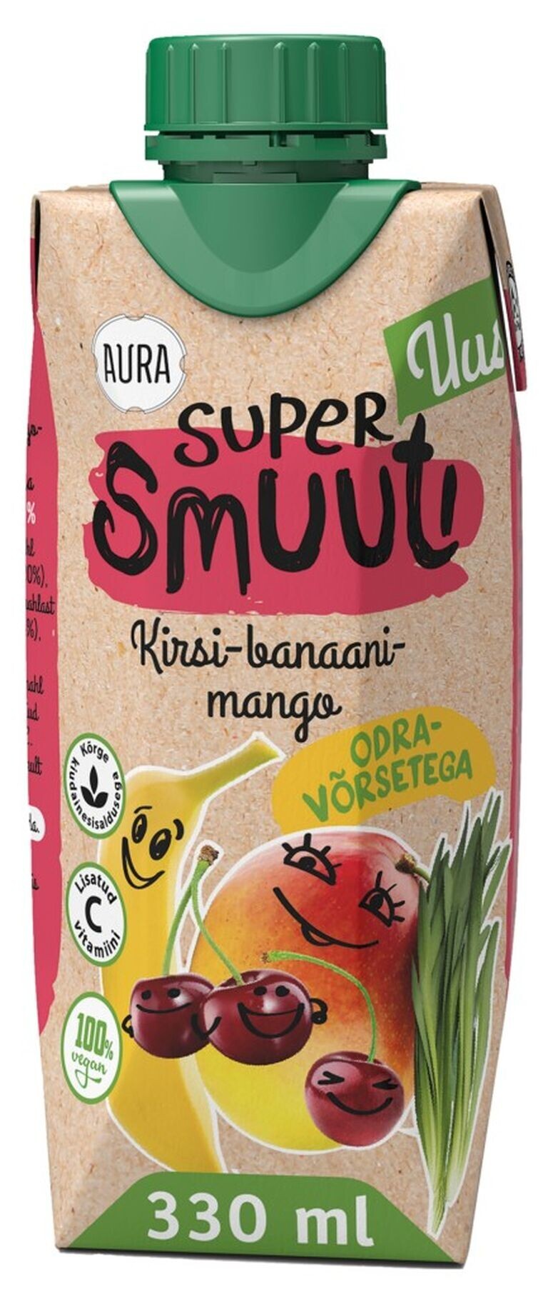 A.Le Coqi Aura kirsi-banaani-mango supersmuuti odravõrsetega