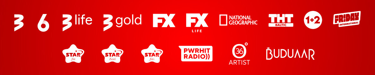 TV3 Grupp Eesti brändid