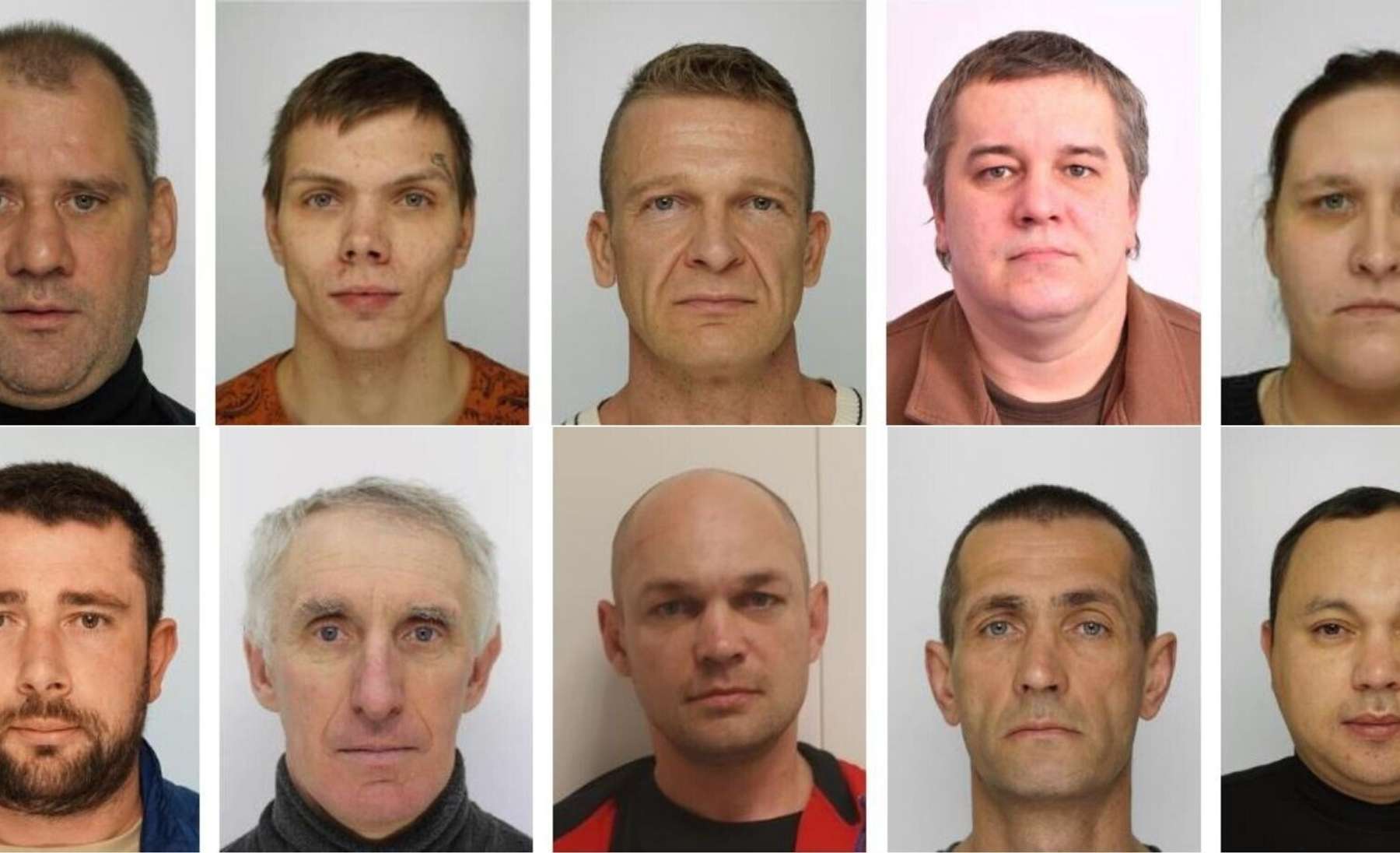 Fotokollaaž tagaotsitavatest politsei.ee lehelt