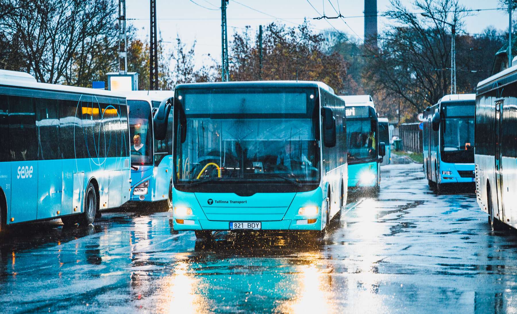 Tallinna linnaliinibuss. Pilt on illustratiivne!