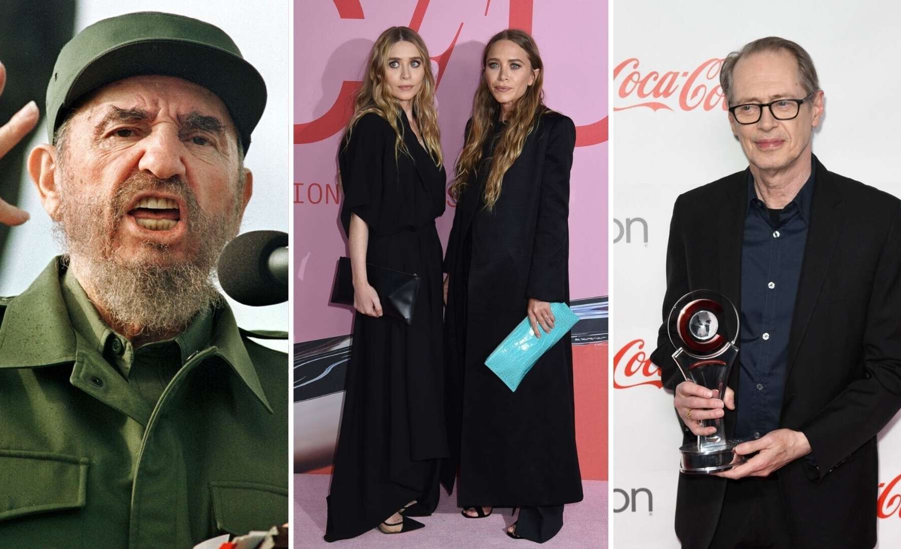 Fidel Castro, Mary-Kate ja Ashley Olsen, Steve Buscemi