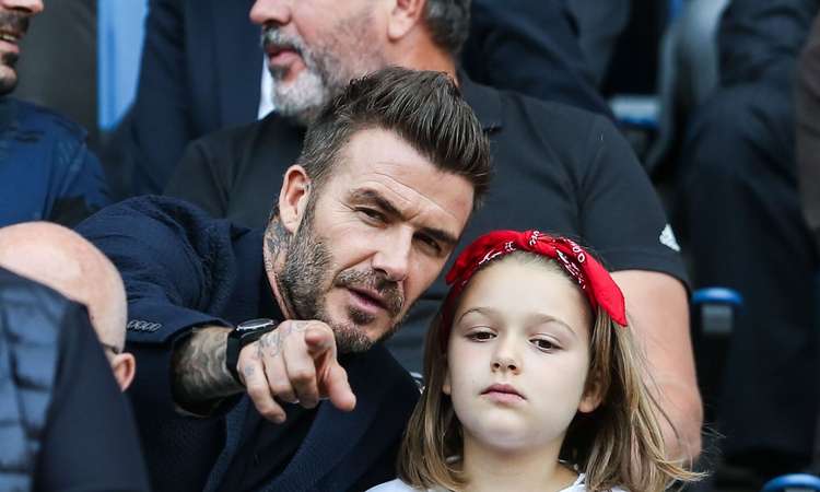 David Beckham tütrega