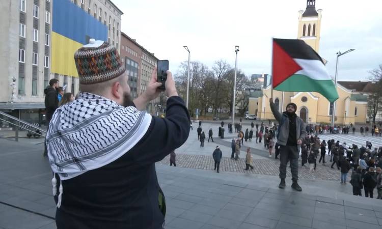 Palestiina toetuseks toimunud meeleavaldus