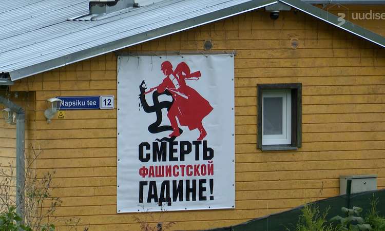 TV3 uudised: vaenu õhutav plakat Vääna-Jõesuus hirmutab kohalikke