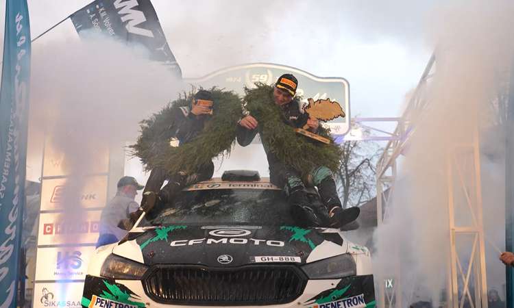 TV3 uudised: 59. Saaremaa ralli võitsid Karl Martin Volver - Annika Sõna 10.10.2026 59. Saaremaa ralli võitsid tänavused Eesti autoralli meistrid Karl Martin Volver - Annika Sõna. Volver ütles TV3 uudistele, et ralli ajal oli ka hetki, kui tundus, et võit hakkab käest libisema. Reporter: Liisa Aadussoo