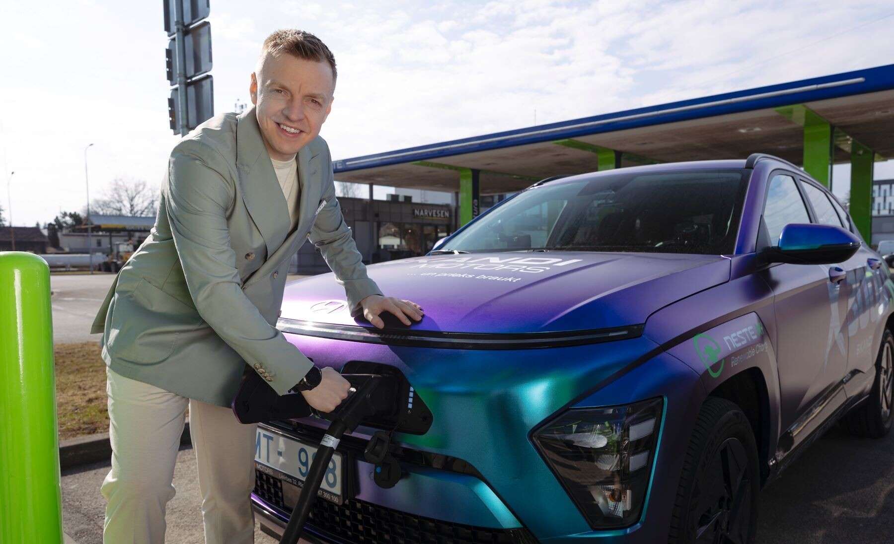 FIA ECO Rally Latvia meeskonna sõitja Krišjānis Caune