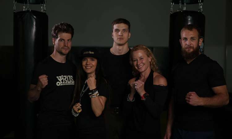 Edvin-Erik Kibus, Monika Kuzmina, Dmitry Salamatin, Olesija Saue, Allan Volosatõh
