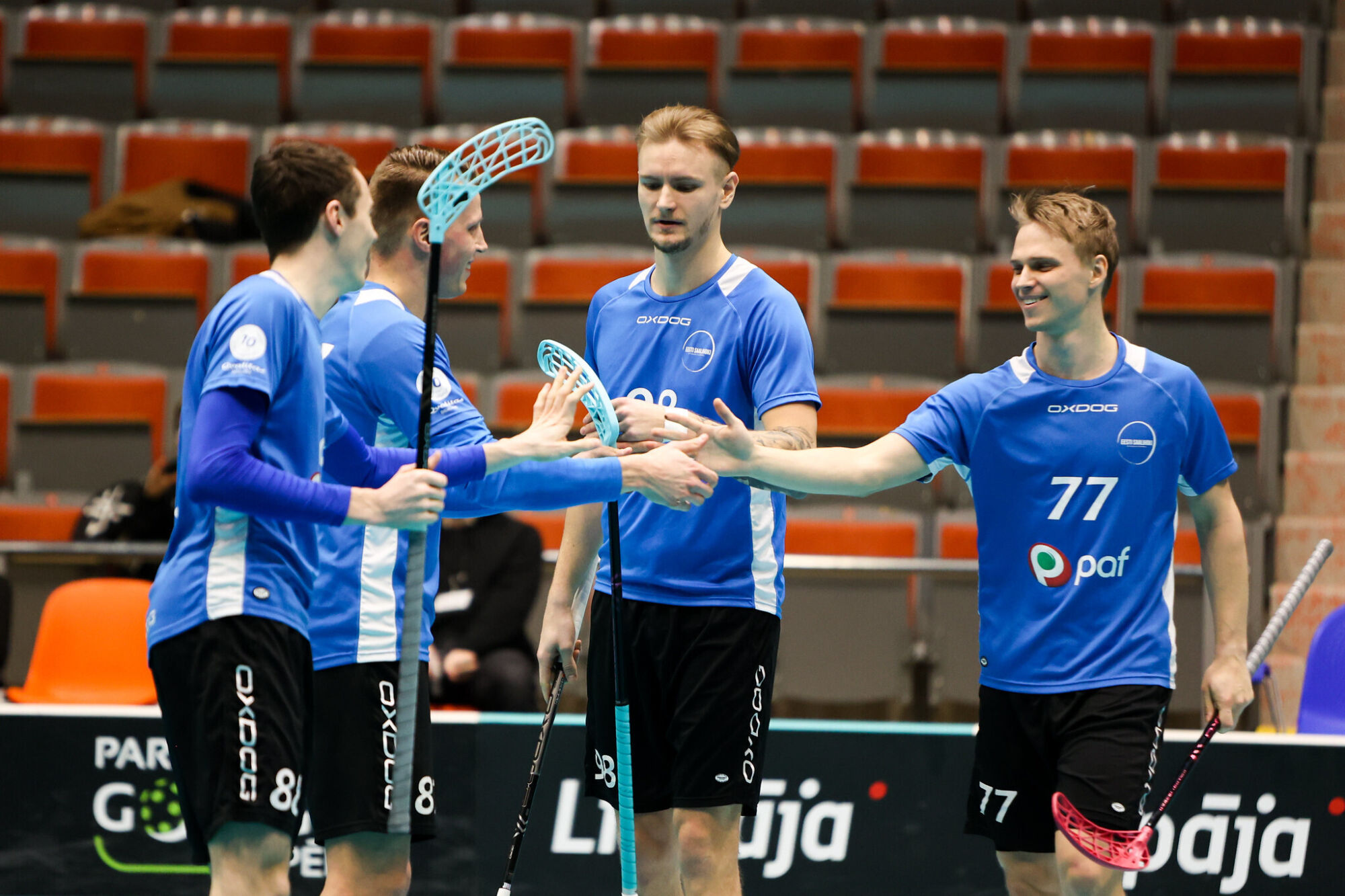 Echipa de hochei în sală masculină a Estoniei a primit o remiză pozitivă pentru finala Cupei Mondiale