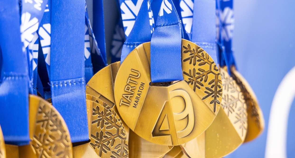 Tartu maratoni medal