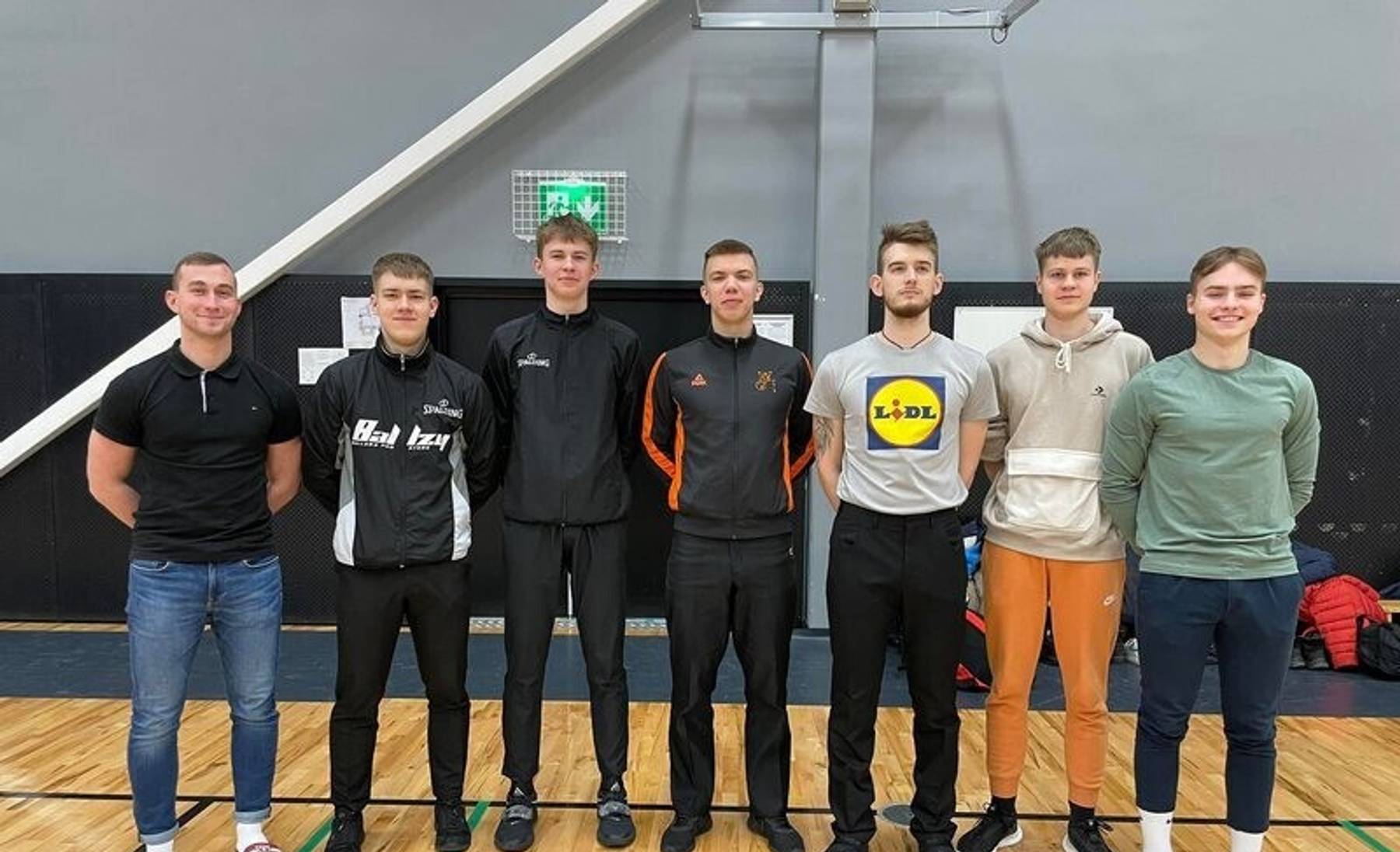U16 vanuseklassi Euroopa Noorte Meistrivõistluste (EYBL) Tartu etappi vilistanud noorkohtunikud