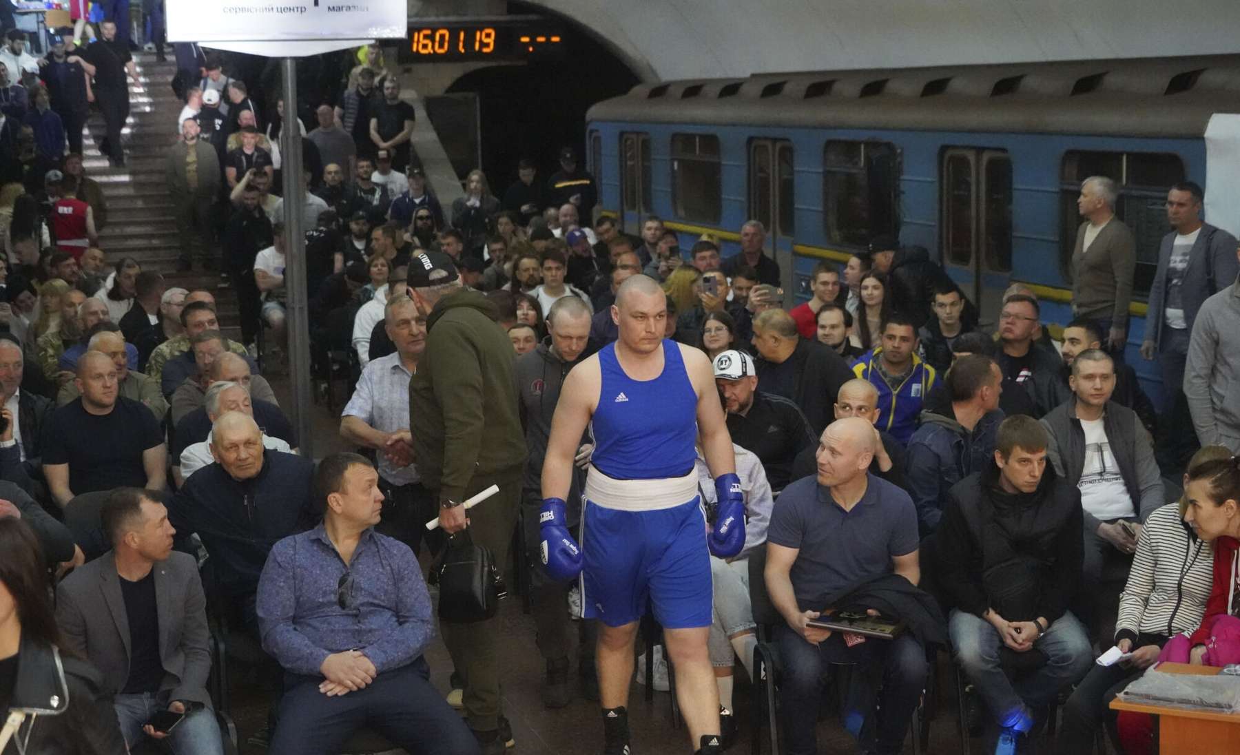 Harkivi metroos toimus poksiturniir