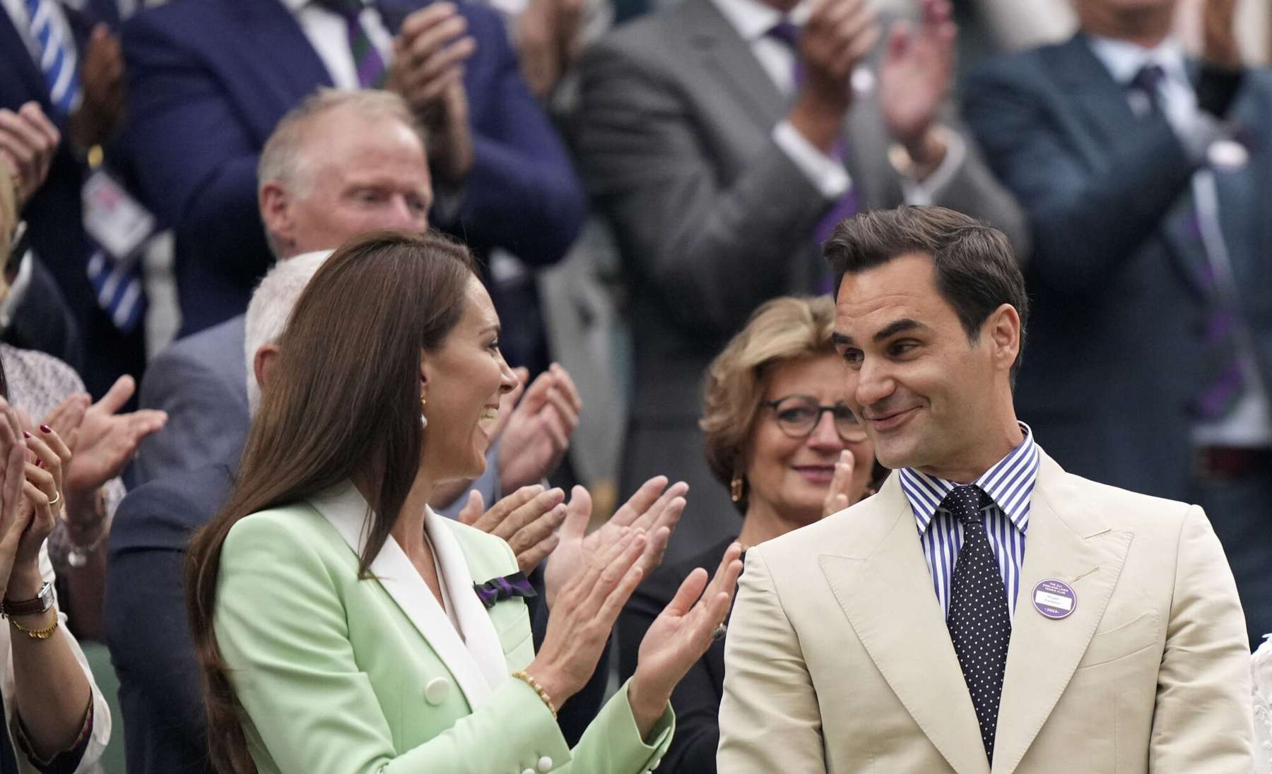 Printsess Kate Middleton ja Roger Federer