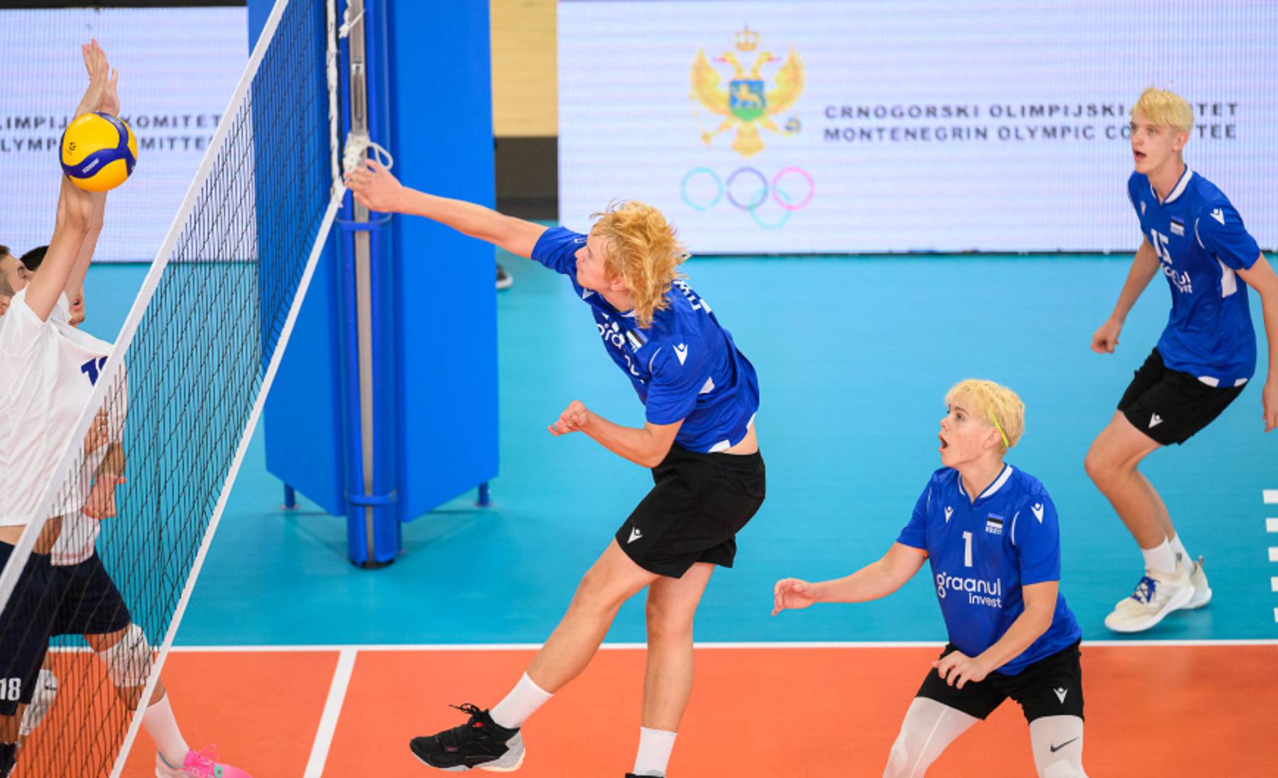 Eesti noormehd mängus Kreekaga