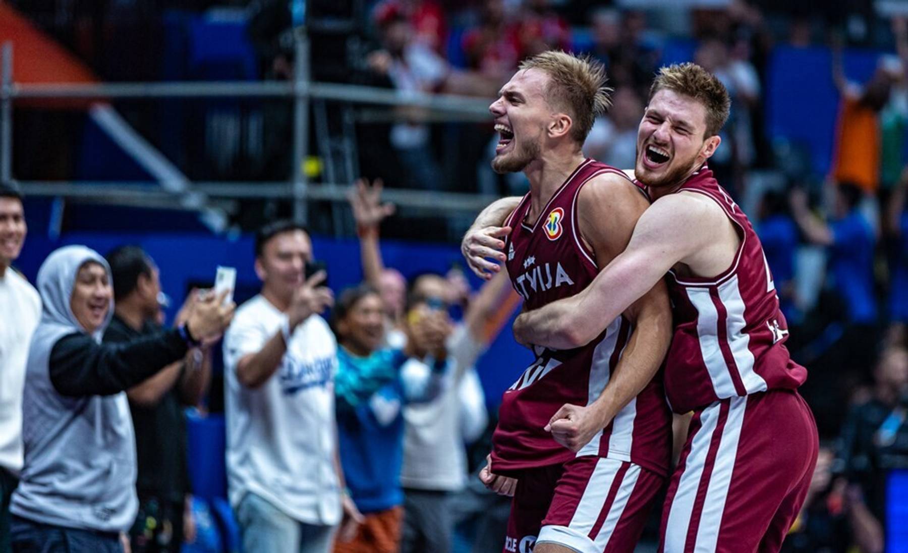 Läti mängumehed näitavad emotsioone välja
