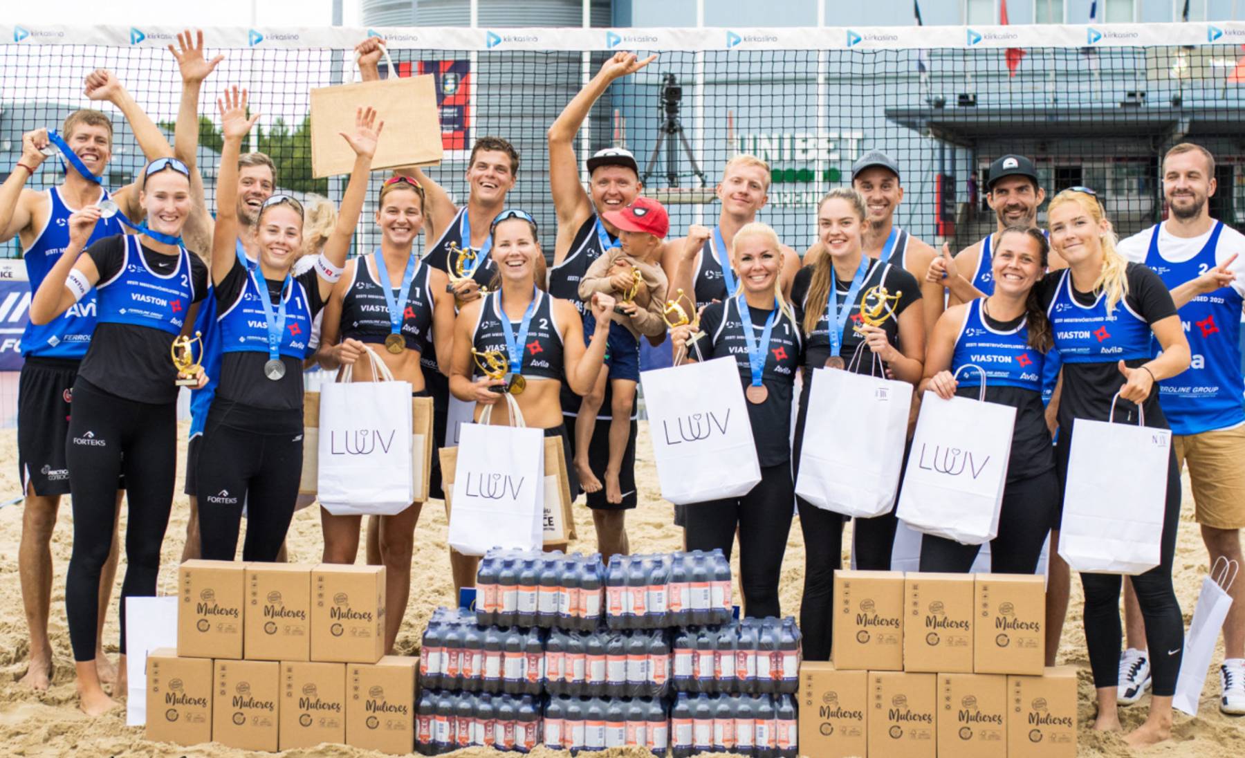 2023. aasta rannavõrkpalli Viaston Eesti meistrivõistluste esinelikud.