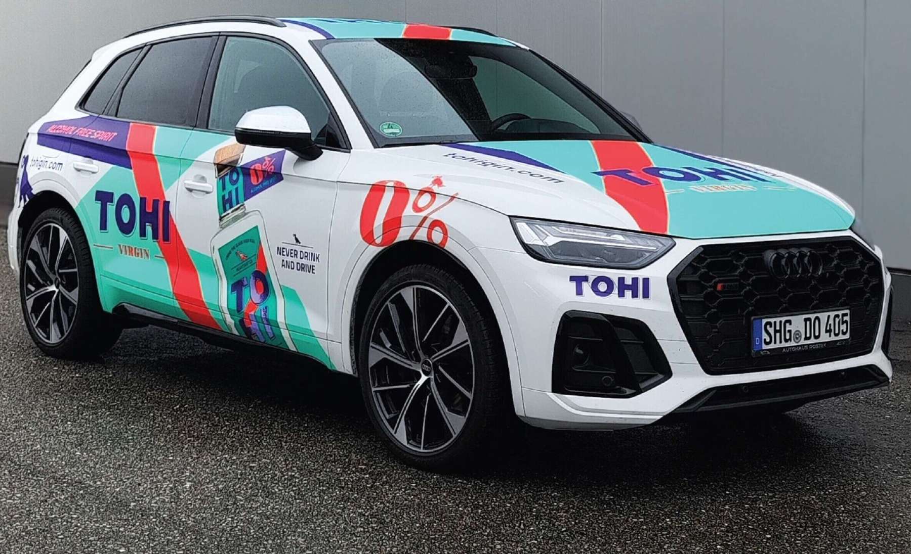 Kesk-Euroopa WRC ralli kiiruskatsetel saab näha TOHI värvides ühte ralli turva- ehk nullautot.