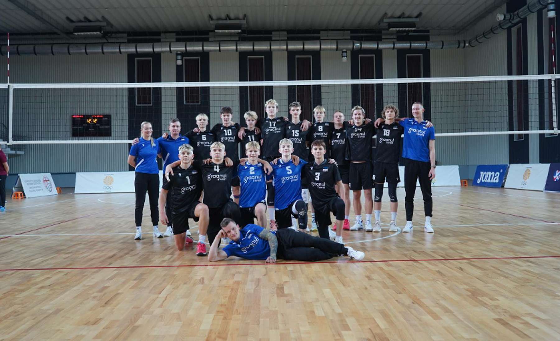 Eesti U18 koondis EEVZA turniirile Gruusias.