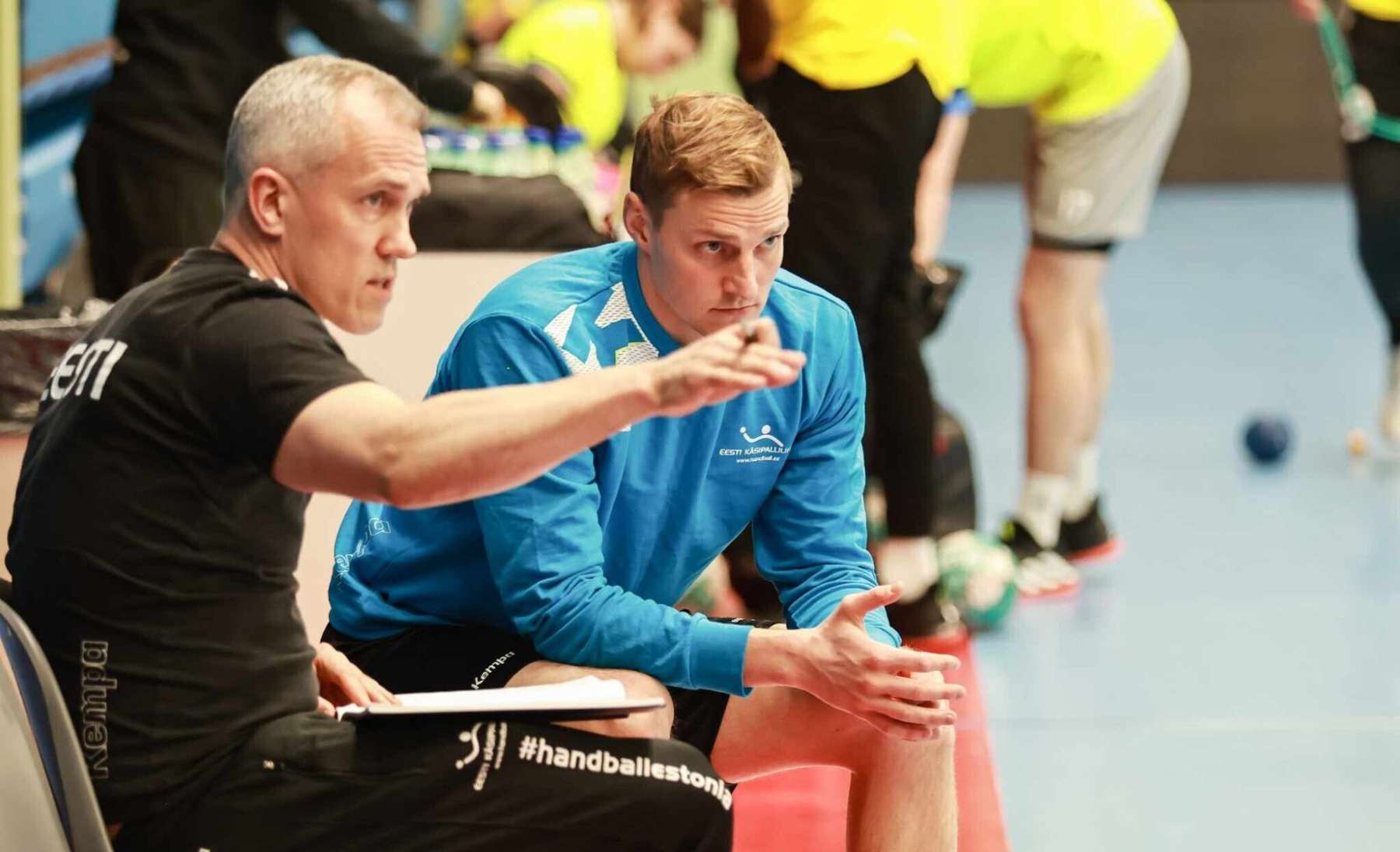 Eesti koondis kohtub eesotsas peatreener Martin Noodlaga (vasakul) Ukrainaga