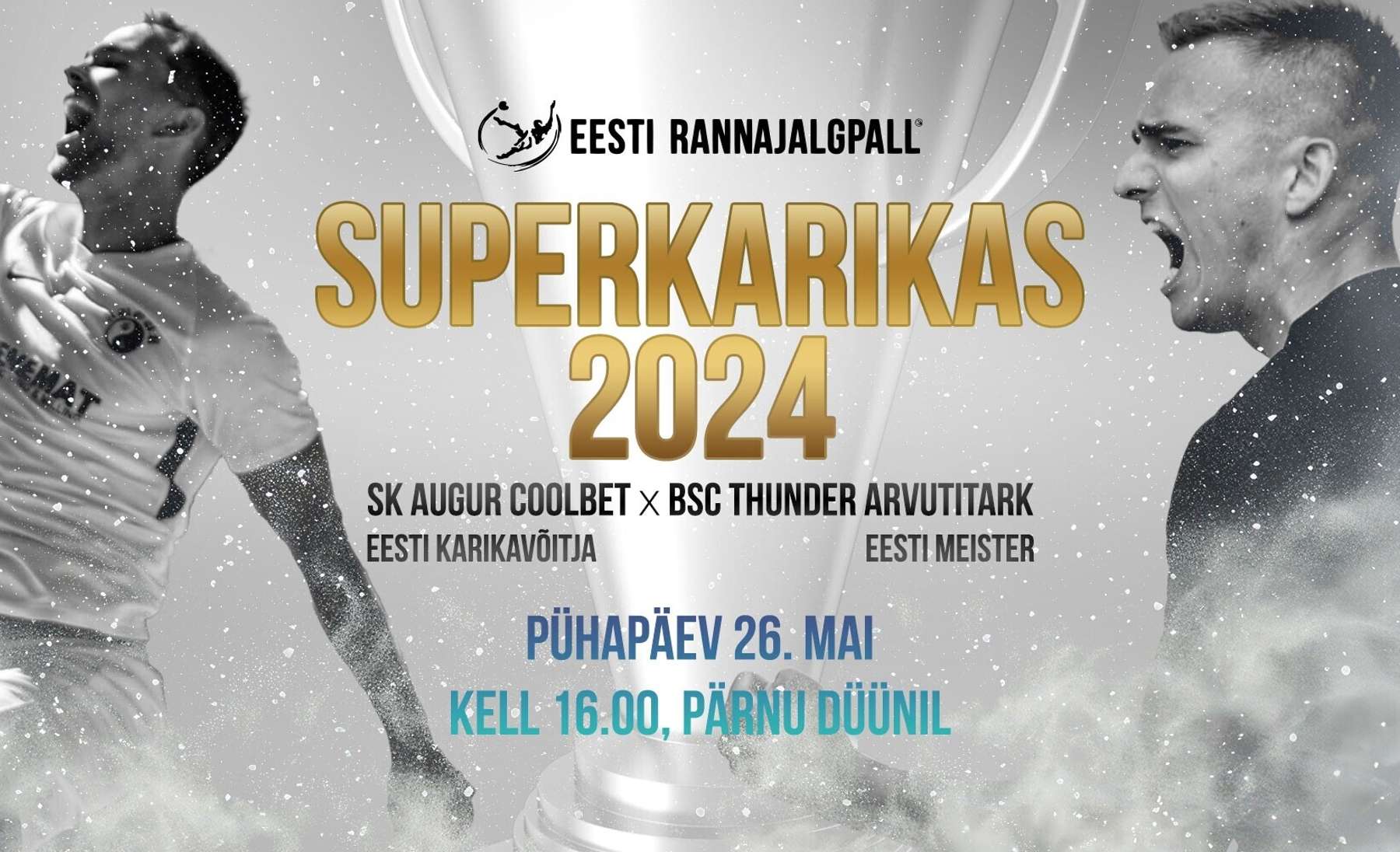 Eesti rannajalgpallihooaeg algab pühapäeval Superkarikafinaaliga