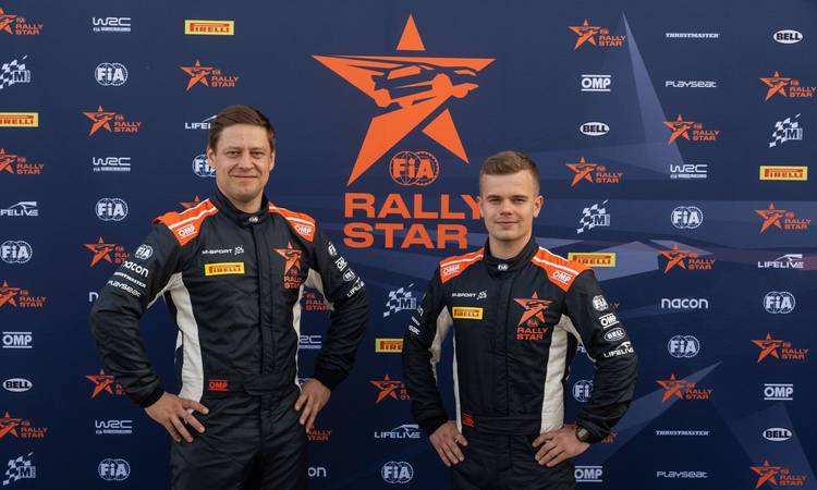 Romet Jürgenson (paremal) ja Siim Oja osalesid FIA Rally Stari treeningpäevadel