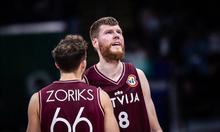 Läti mängijad peale Saksamaa kaotust