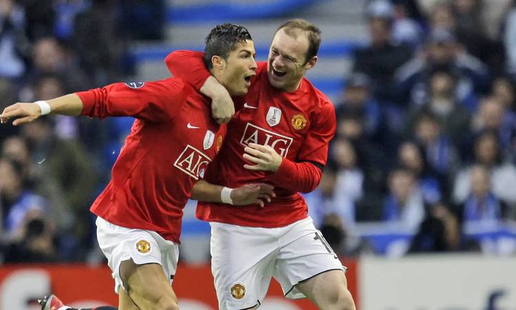 Cristiano Ronaldo ja Wayne Rooney