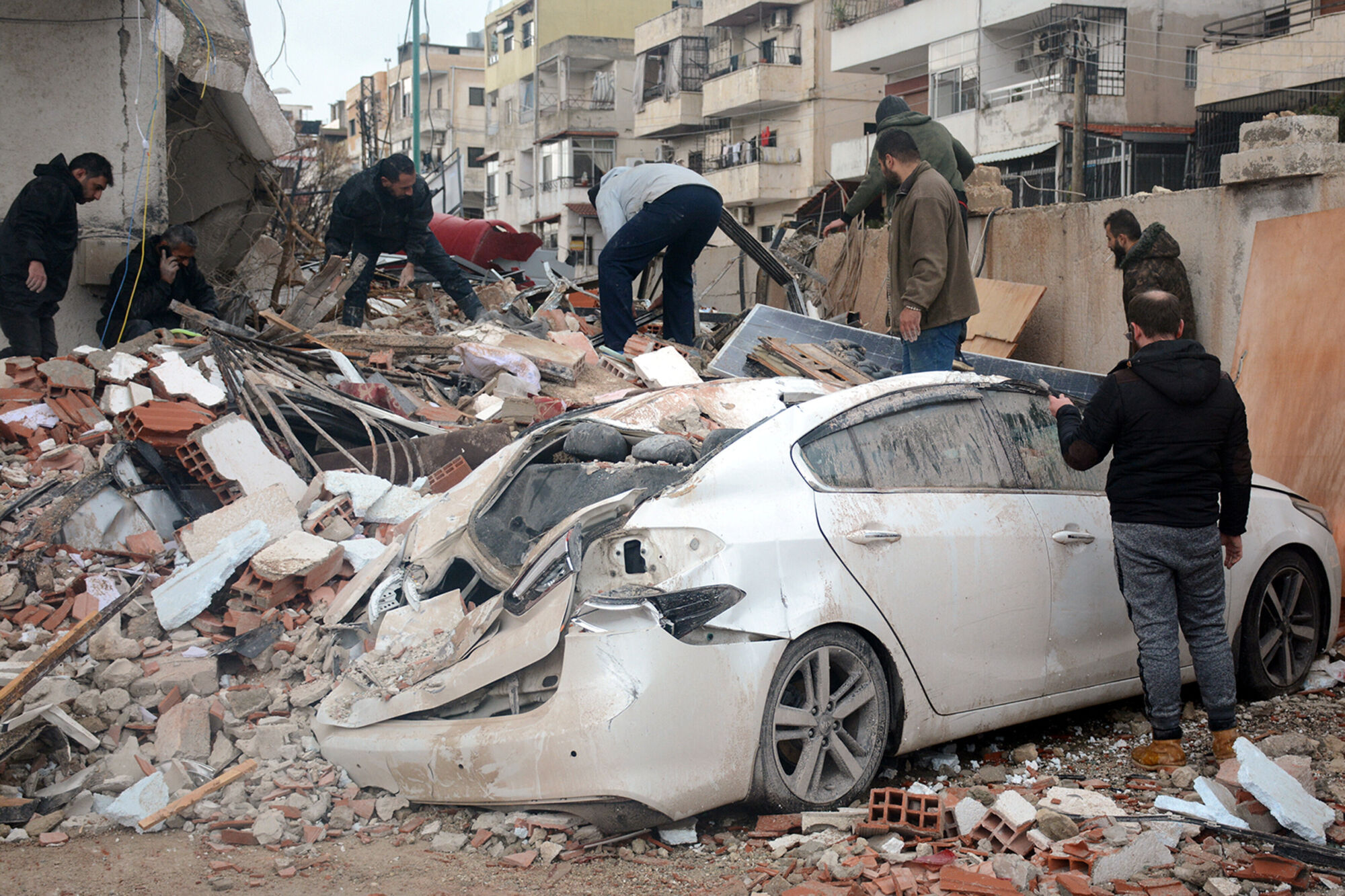 Maavärina hävitustöö Süürias.
